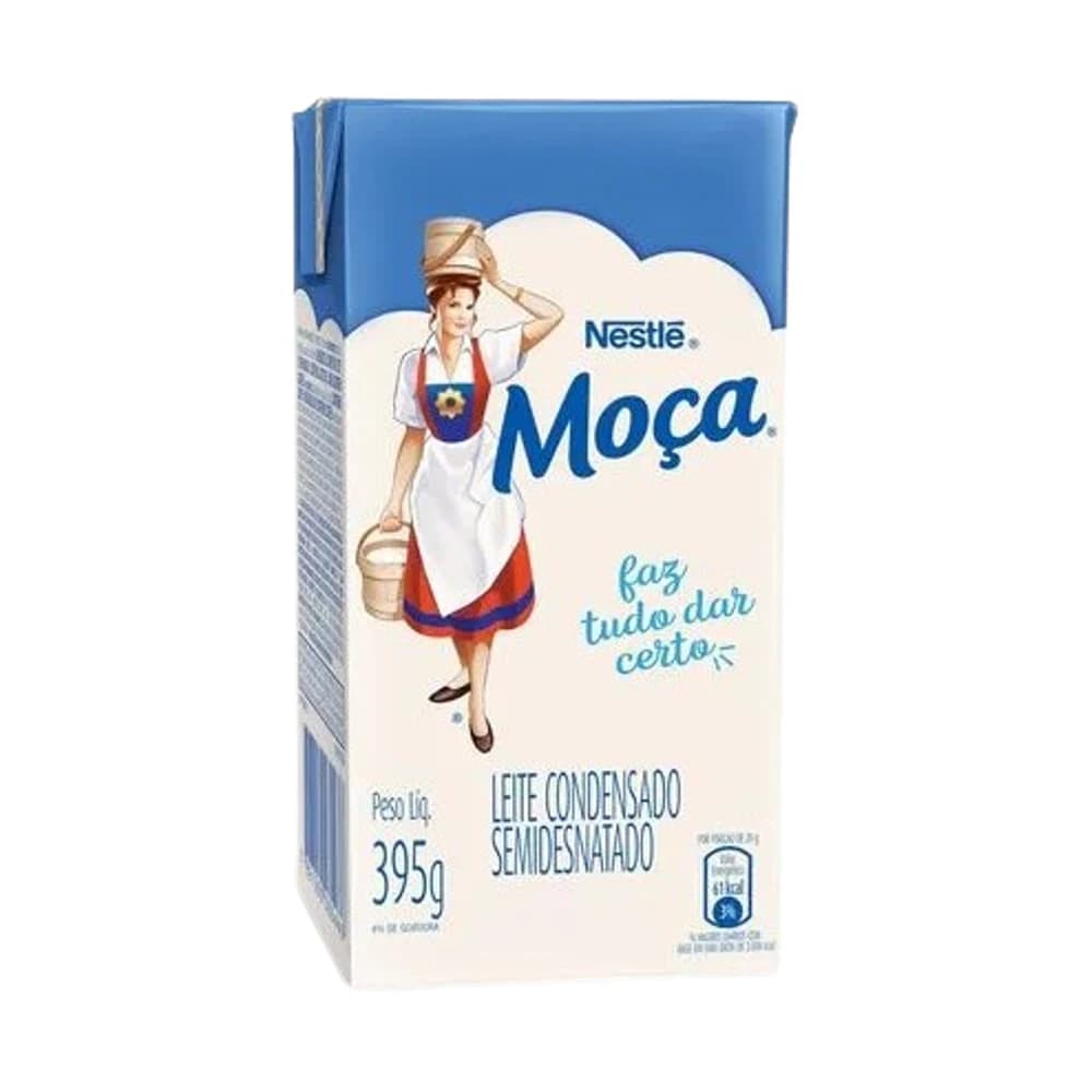 Leite Condensado Semidesnatado Moça 395g