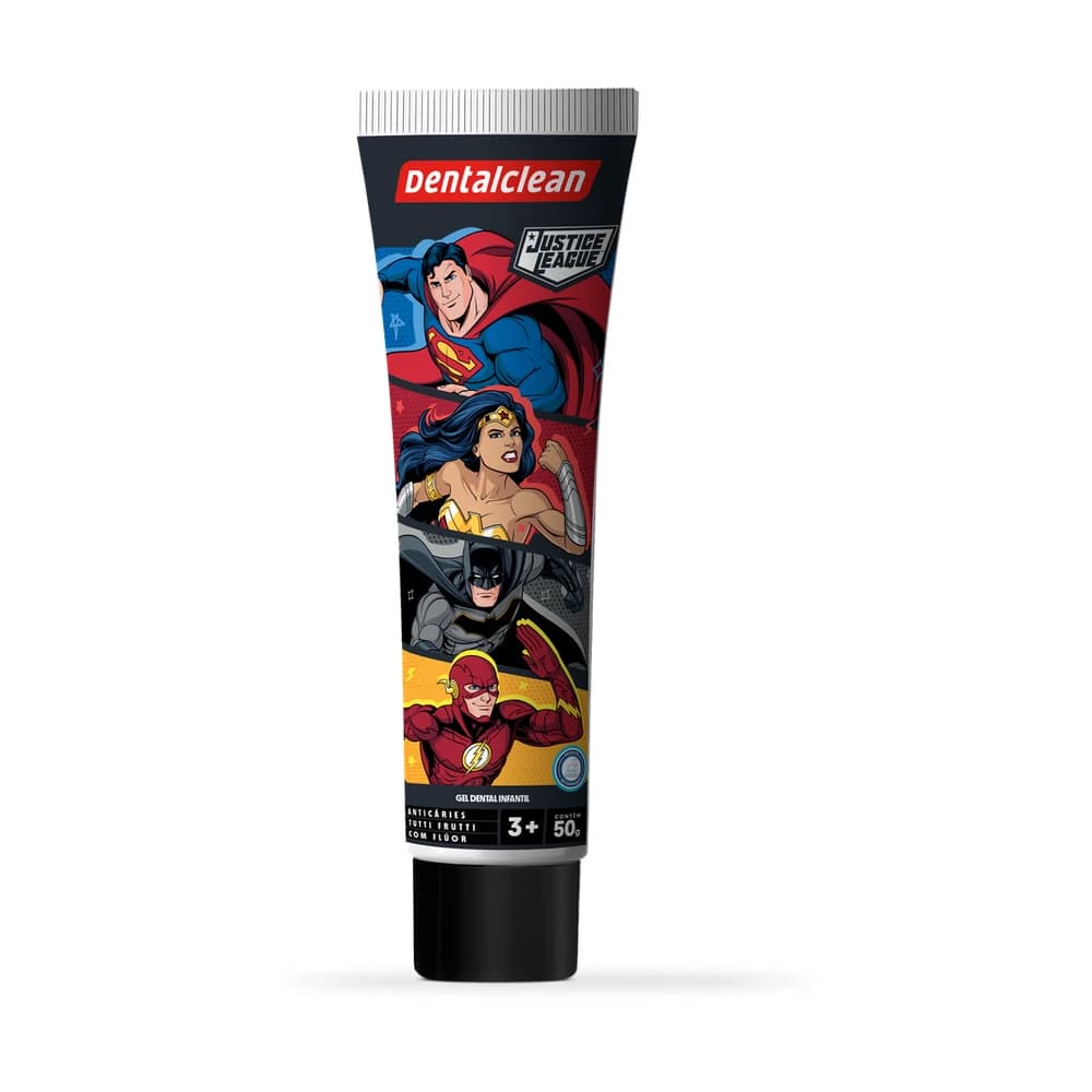 Gel Dental Infantil Dentalclean Heróis 50g