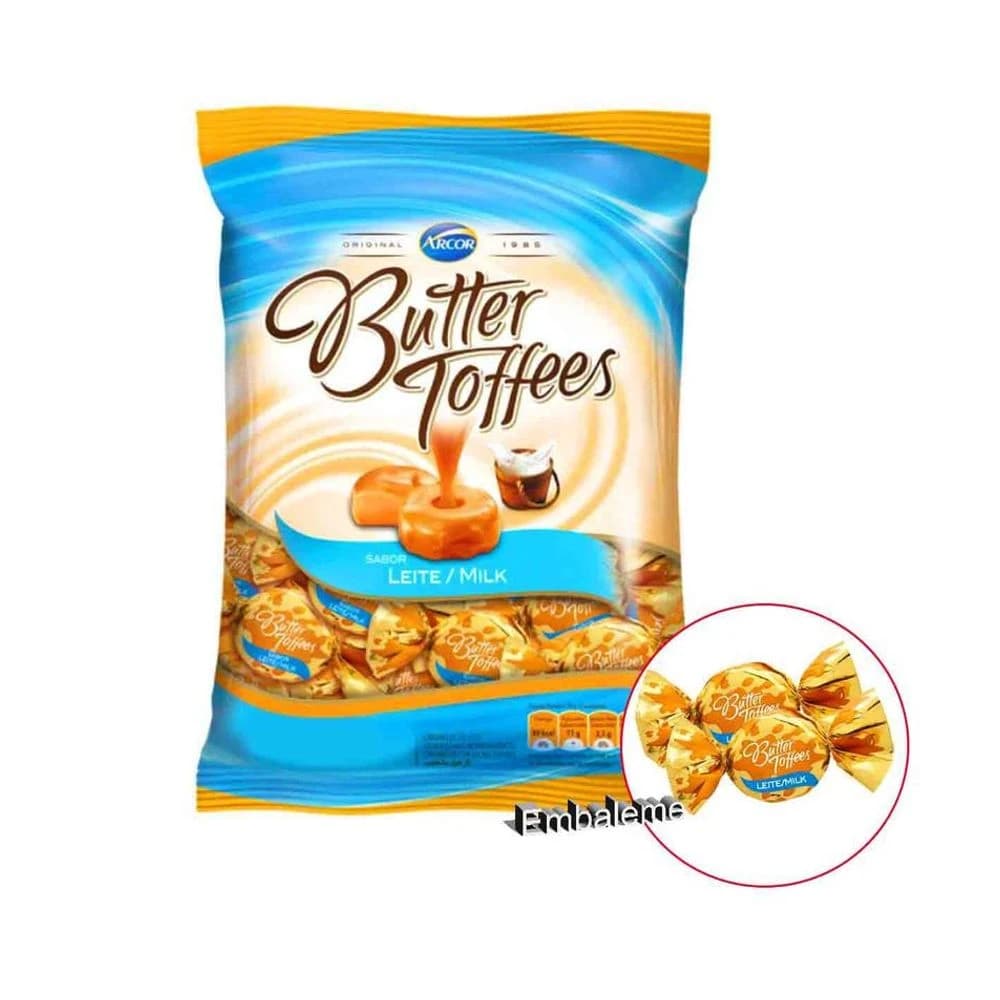 Bala Butter Toffee Leite 500g